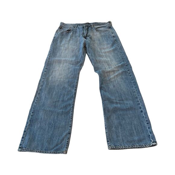 Vintage Polo Jeans Co Men’s 33x29 Blue Denim Faded Straight Y2K RL - Picture 1 of 5
